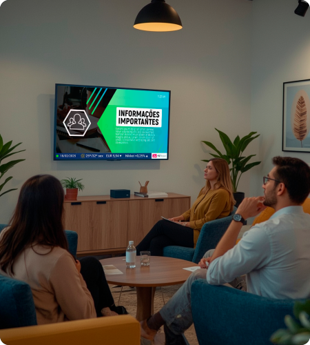 Mídia Indoor - Gestão a vista